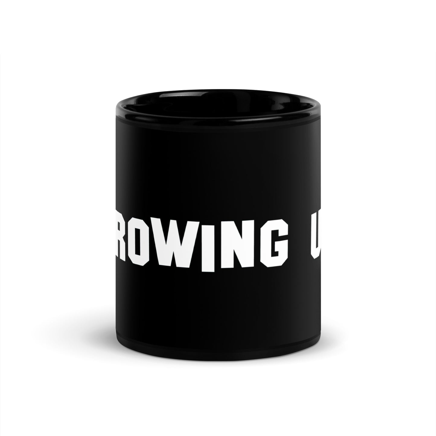 Growing Up - Black Glossy Mug